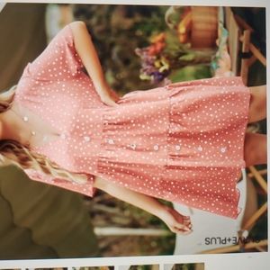 Polka Dot Smock Dress